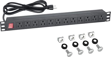 Amazon.com: Rack Mount Power Strips, Rack PDU Power Strip Surge ...