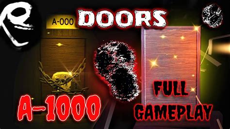 👁️ DOORS 👁️ - A-1000 Doors + ALL 100 Doors - Full Gameplay [Roblox ...