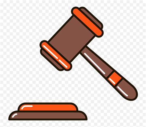 Gavel Clipart - Mallet Emoji,Gavel Emoji - free transparent emoji ...