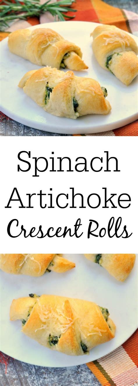 Spinach Artichoke Crescent Rolls | Artichoke recipes, Holiday ...