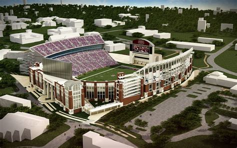 Davis-Wade Stadium, Mississippi State. New renovations make it biggest ...