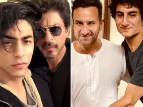 Shah Rukh Khan-Aryan Khan, Saif Ali Khan-Ibrahim Ali Khan: Bollywood's ...