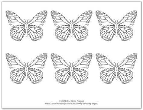 Multiple Butterfly Coloring Pages / Beautiful Butterfly Coloring Pages ...