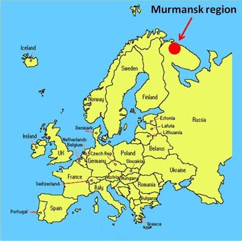 Where Is Murmansk On Map Russia | Images and Photos finder