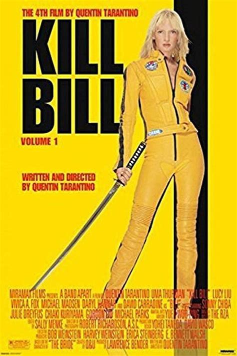 Buy Pyramid America Kill Bill Volume 1 Uma Thurman Yellow Jumpsuit ...