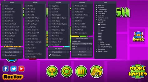 GitHub - TobyAdd/GDH: Cheat menu for Geometry Dash. Powered by ImGui