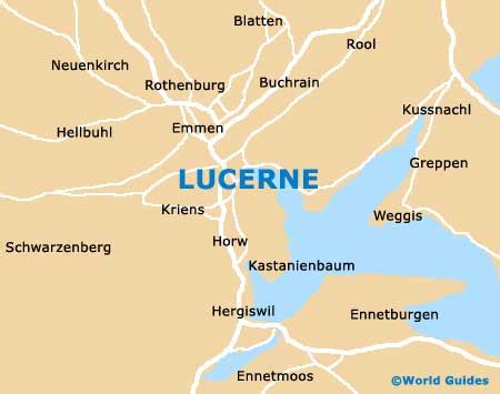 Lucerne Maps and Orientation: Lucerne, Switzerland