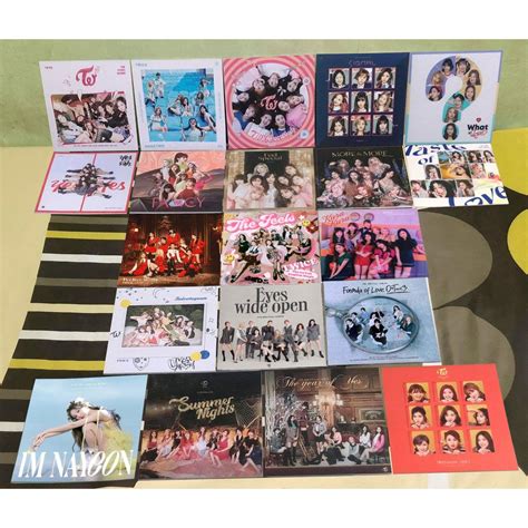 TWICE Korean Mini/Solo/Repackage Album Covers [Vinyl-Style UV Print ...