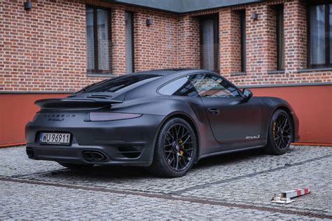 Stunning Matte Black Porsche 911 Turbo S! - GTspirit