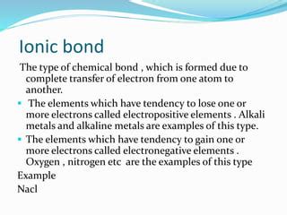 Bonds of solids.pptx | Free Download