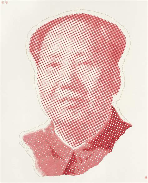 Red Portrait of Chairman Mao | ArtAndCollect