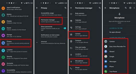 Android 11: How to See What Apps Have Access to the Mic and Camera ...