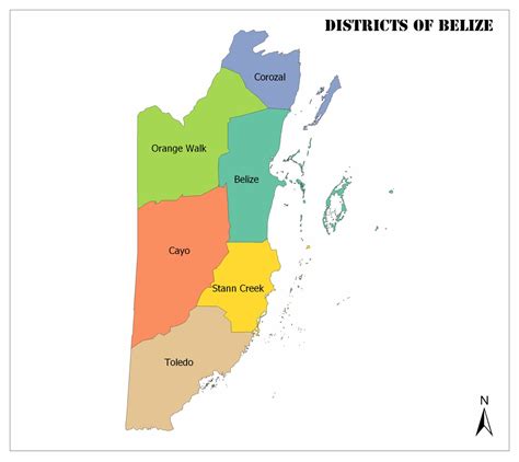 Districts of Belize | Mappr