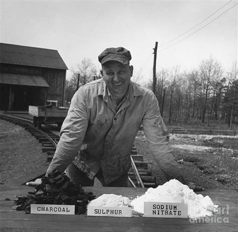 Gunpowder Ingredients, 1940s Photograph by Hagley Archive - Fine Art ...