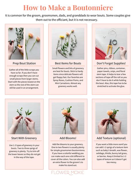 Boutonniere Tutorial – Flower Moxie