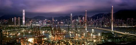 Tsing Yi by Night | Jason Denning - Panoramic Photography