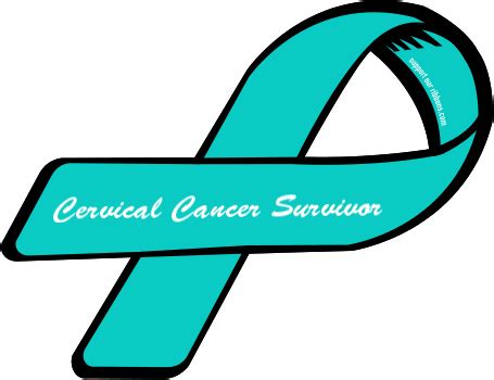 Cervical Cancer Ribbon - ClipArt Best