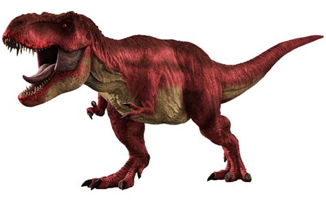 Jurassic park red t rex render png by Junior3DSYMas on DeviantArt