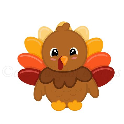 Cute Thanksgiving Turkey Clipart