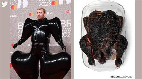 Singer Sam Smith’s inflatable latex suit at Brit Awards has the ...