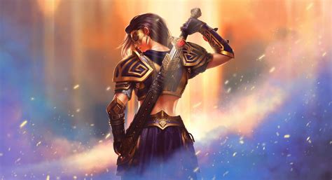 Warrior Fantasy Girl Wallpaper,HD Fantasy Girls Wallpapers,4k ...