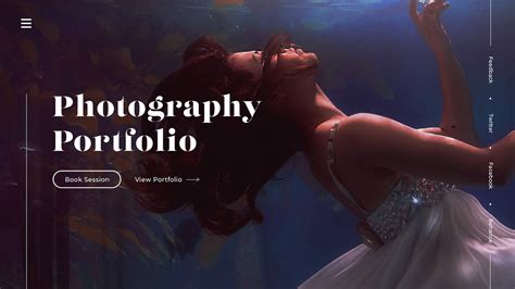 Photography Portfolio Sample Website Mockup :: Behance