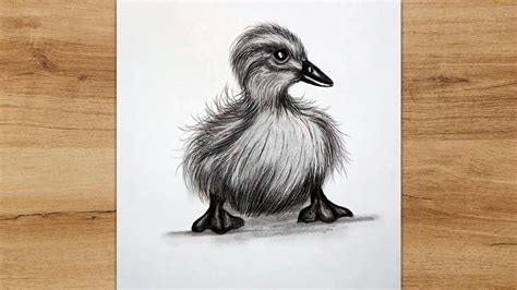 How to Draw a Realistic Duck for Beginners | Cute Duck Drawing with a ...