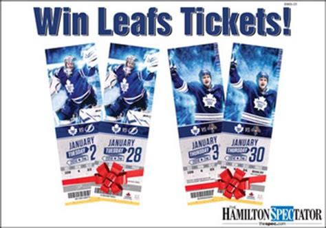 Toronto Maple Leafs Ticket Winners! | GuelphMercury.com