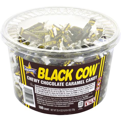 Black Cow Chocolate Caramel Candy, 160 count, 25.4 oz - Walmart.com ...