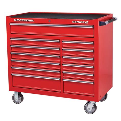 44 in. x 22 In. Double Bank Red Roller Cabinet | Caja de herramientas ...