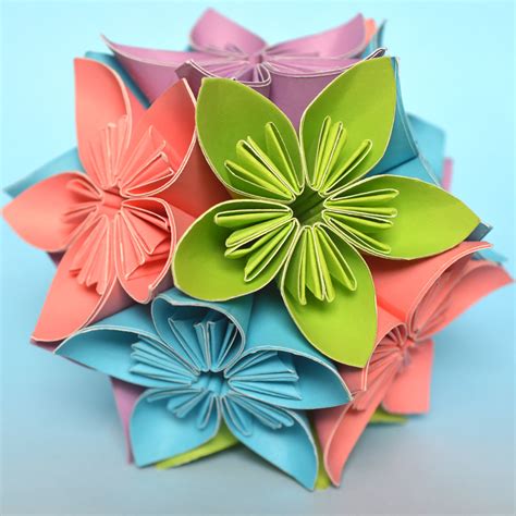 Origami Flowers Wedding : Paper Flower Centerpieces Origami Kusudama ...