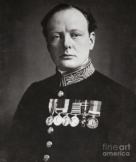 Winston Churchill In Military Uniform Photograph by Bettmann