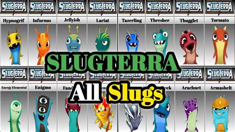 Slugterra Slugs Names And Pictures List