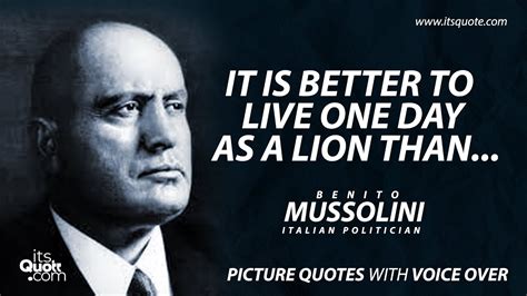 Great Sayings of Benito Mussolini | Quotes about life | Life Quotes ...