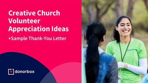 15 Creative Church Volunteer Appreciation Ideas