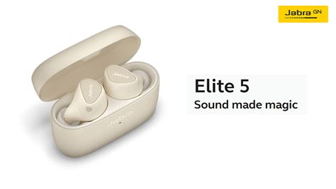 Jabra Elite 5 with Bluetooth 5.2, aptX, ANC, up to 28h playback announced