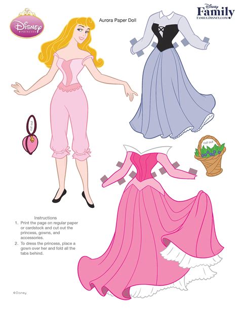 Printable Princess Paper Dolls - Printable Word Searches