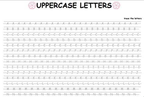 Printable Handwriting Worksheets UPPERCASE And LOWERCASE Letter ...