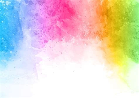 Free Vector | Rainbow coloured watercolour texture background