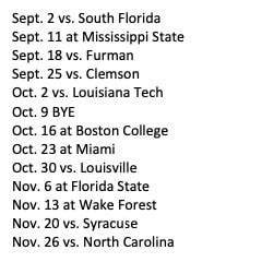 NC State Wolfpack football 2021 football schedule analysis