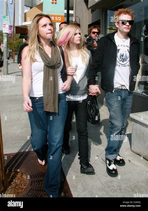 Avril Lavigne and her husband Deryck Whibley shop at baby stores on ...