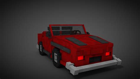 c4d minecraft car