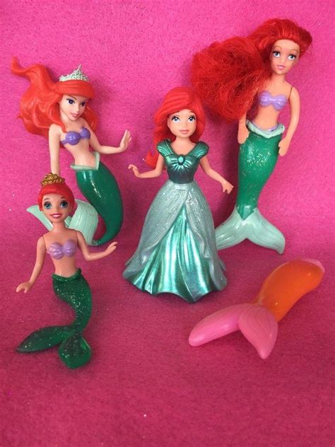 Polly Pocket Disney The Little Mermaid Princess Ariel Lot D10 Cute ...