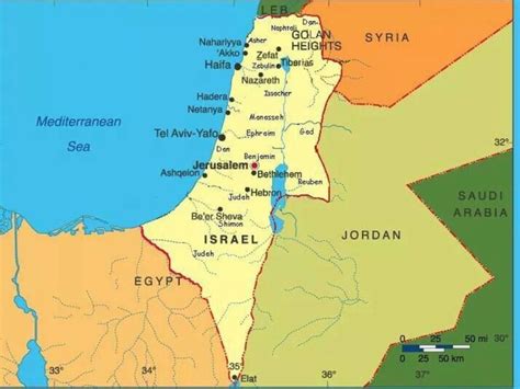 Map Of Egypt and israel | My blog