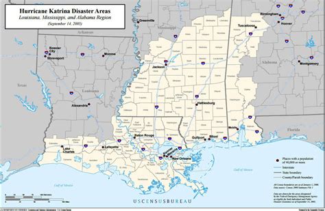 16 maps and charts that show Hurricane Katrina's deadly impact