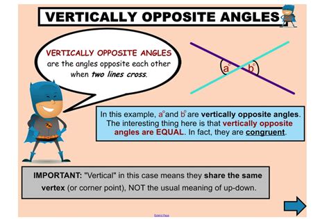 Vertically Opposite Angles Examples