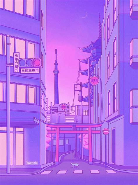 Hình nền Purple Anime Aesthetic - Top Những Hình Ảnh Đẹp