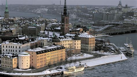 winter, Sweden, Stockholm, Gamla, Stan Wallpapers HD / Desktop and ...