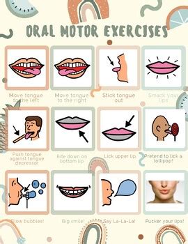 Oral Motor Therapy Exercises