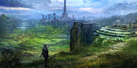 #mountains The Elder Scrolls IV: Oblivion video games digital art ...